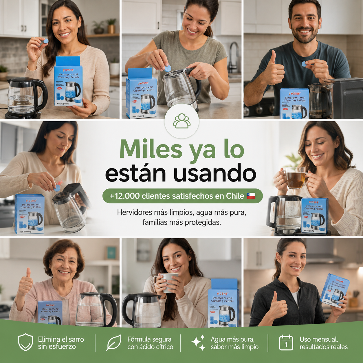 ByeSarro™ | Pack 2 Cajas de Pastillas Anti Sarro para Hervidores (24 unidades)
