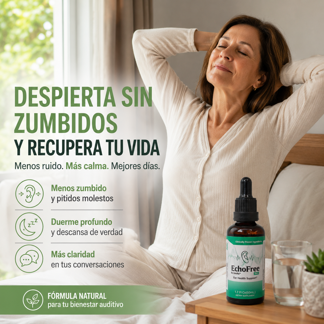 Echofree™ | Gotas para Aliviar los Zumbidos de tus Oidos 50 ml
