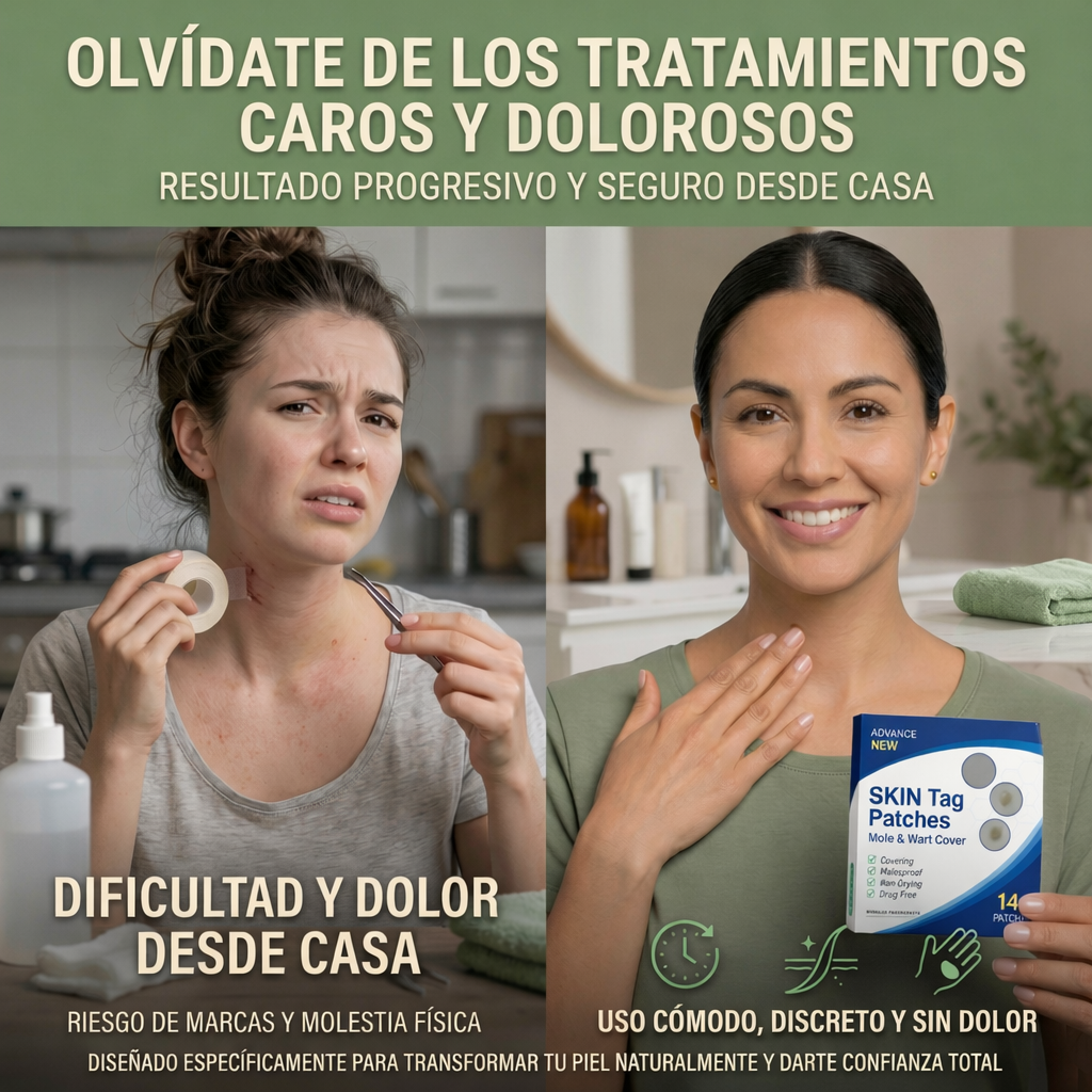 DermaClear™ - Parches removedores de verrugas - 144 Unidades