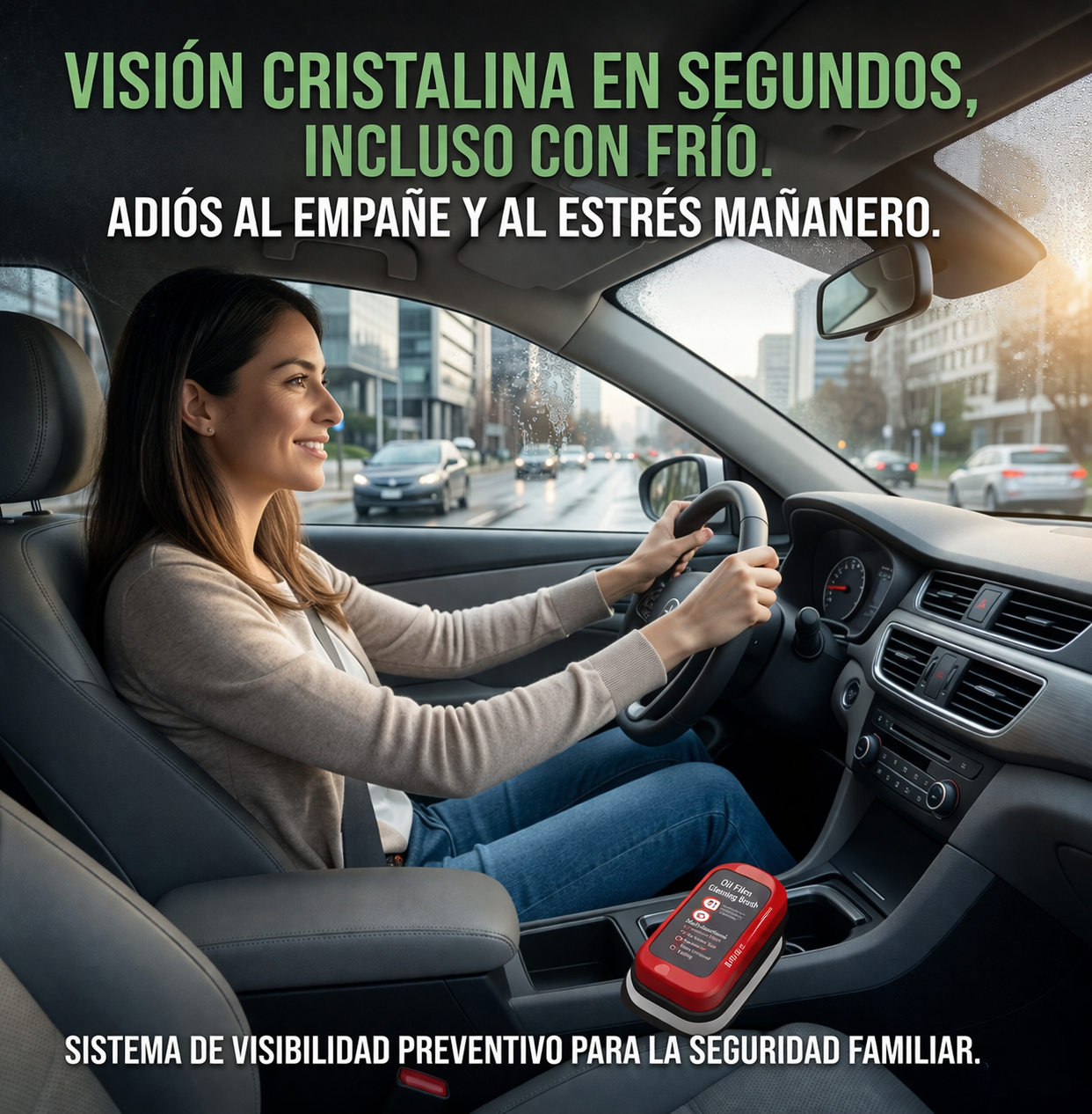 ClearVision™ - Cepillo Anti Empañe 2x1