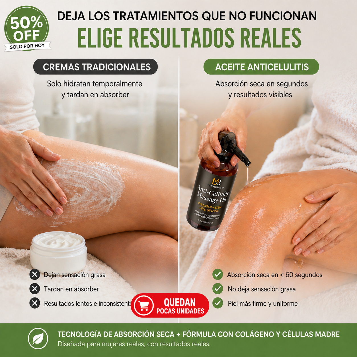 Body Firm™ - Aceite reafirmante anticelulitis 240 ML