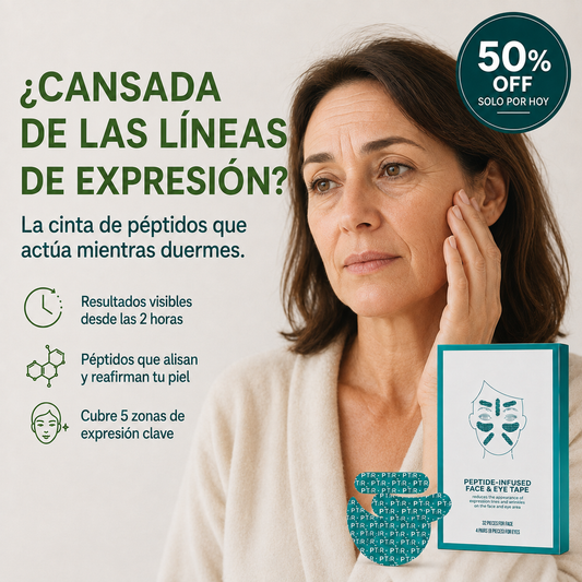 Cintas faciales que revierten tus líneas de expresión