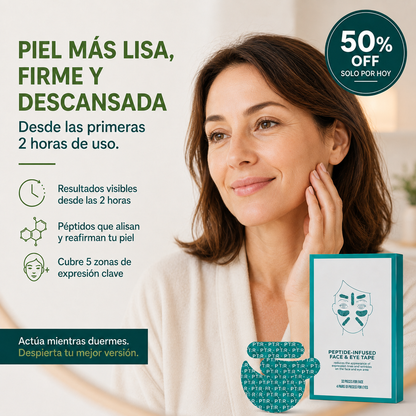 Cintas faciales que revierten tus líneas de expresión