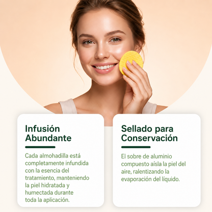 KojiGlow™ | Almohadillas Exfoliantes de Cúrcuma y Ácido Kójico