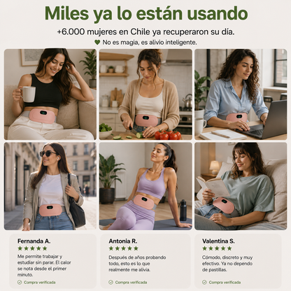 AliviaFem™ | Masajeador térmico que alivia tus dolores menstruales