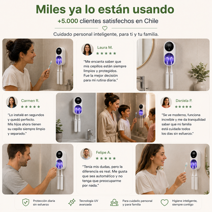 CleanBrush™ | Esterilizador inteligente