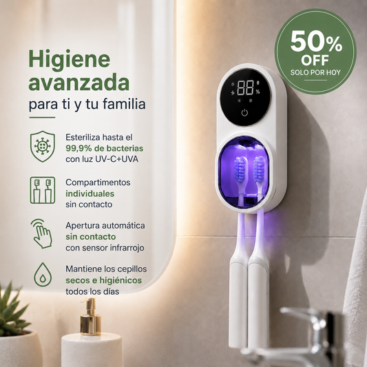 CleanBrush™ | Esterilizador inteligente