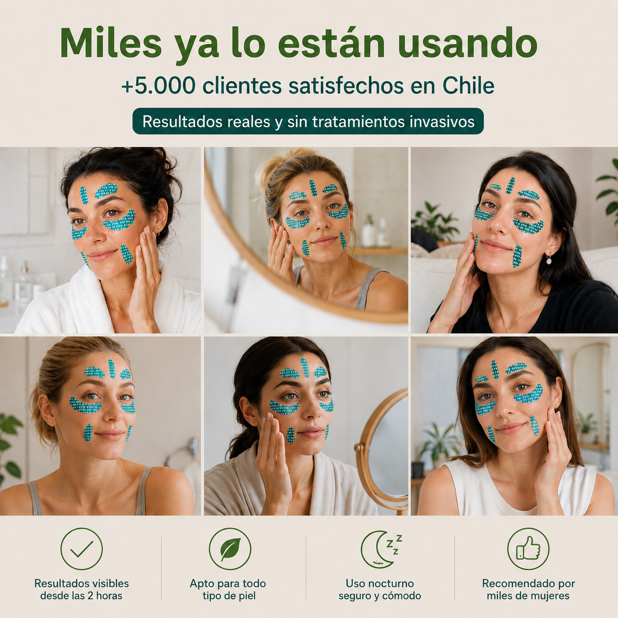 FacePatch™ | Cintas faciales con infusión de péptidos