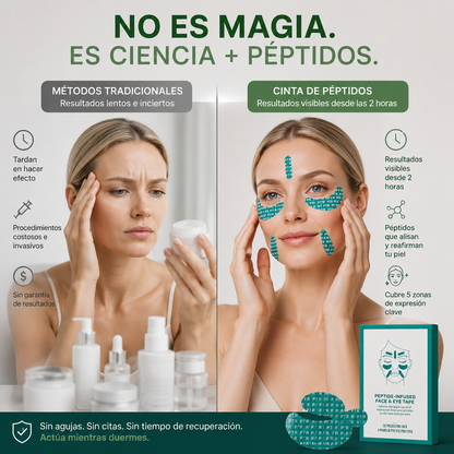 FacePatch™ | Cintas faciales con infusión de péptidos