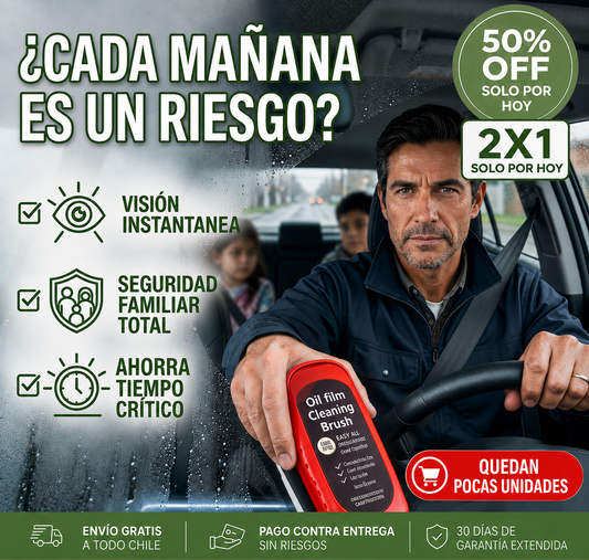 ClearVision™ - Cepillo Anti Empañe 2x1