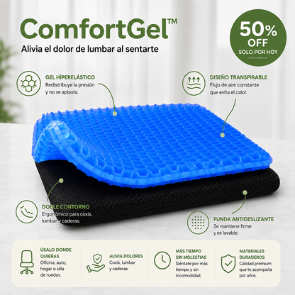 ComfortGel™ | Alivia el Dolor al Sentarte