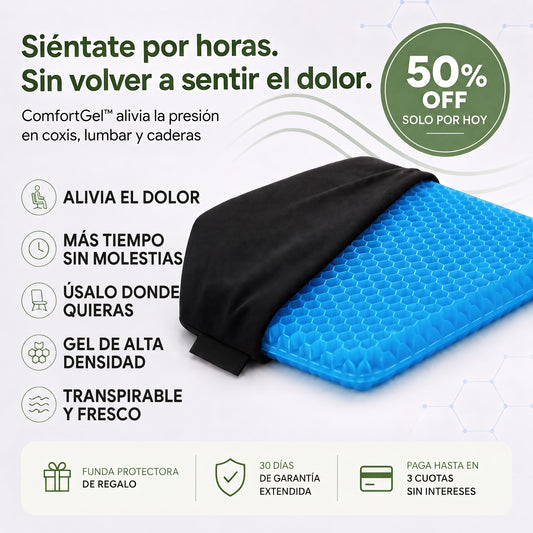 ComfortGel™ | Alivia el Dolor al Sentarte
