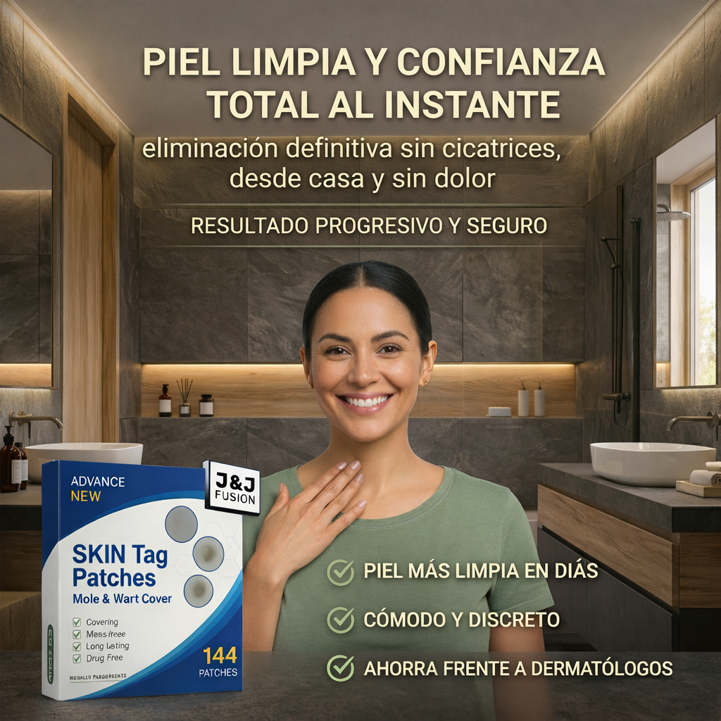 DermaClear™ - Parches removedores de verrugas - 144 Unidades
