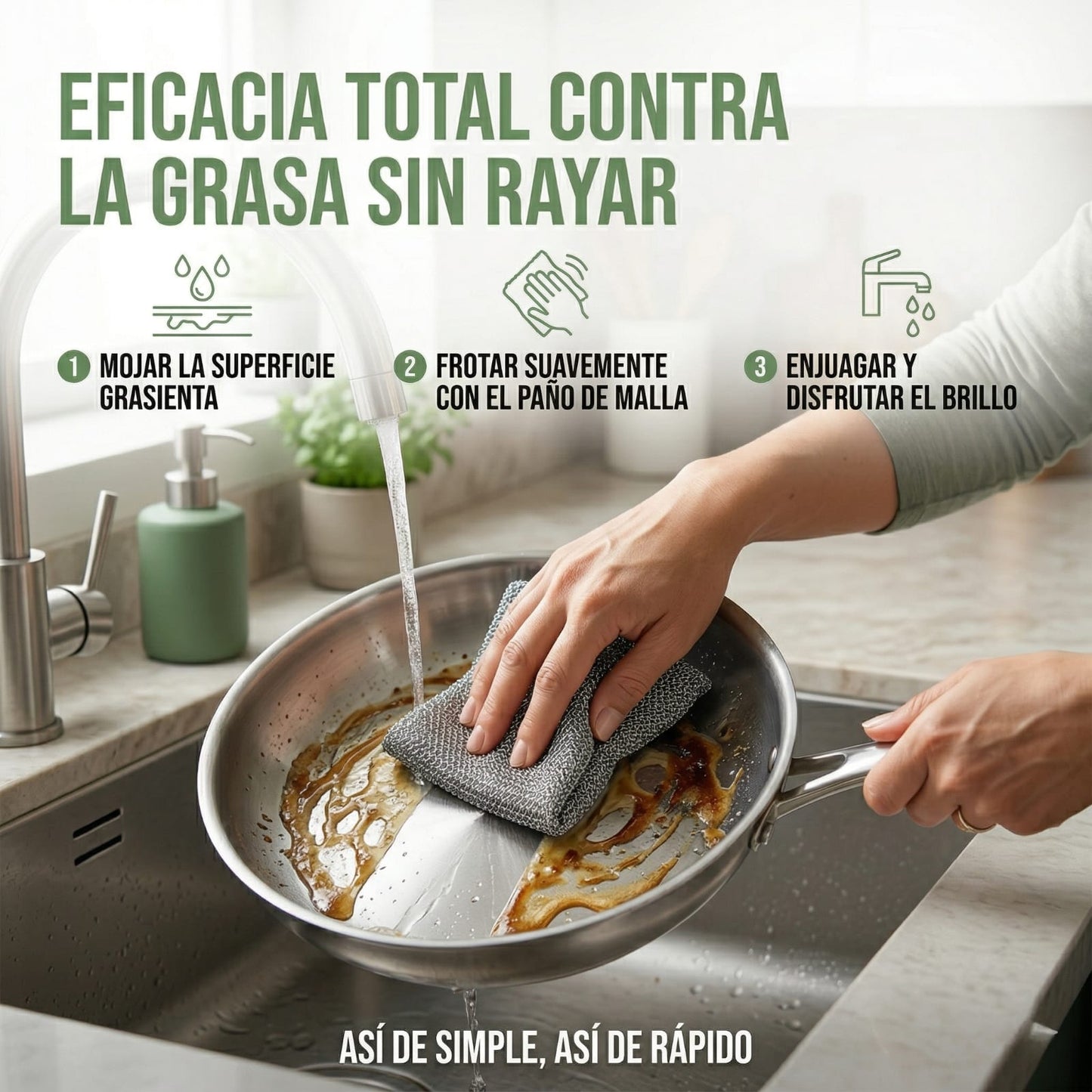 MasterClean Antiadherente™  - Paños limpiadores -  PACK 5 UNIDADES